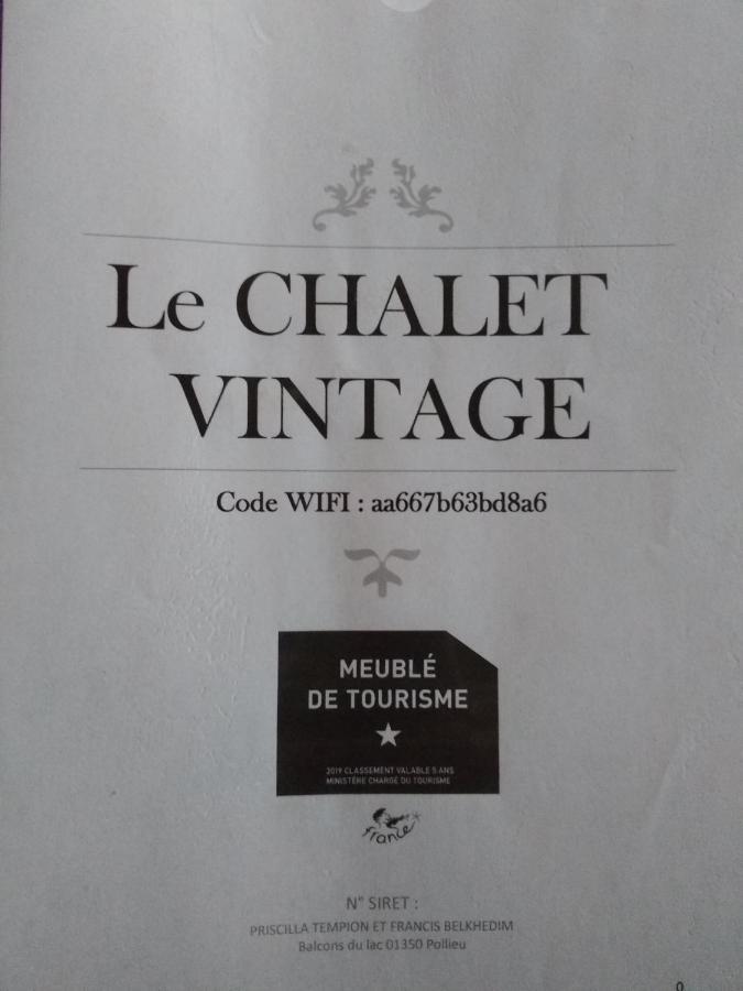 Pollieu Chalet Vintage מראה חיצוני תמונה